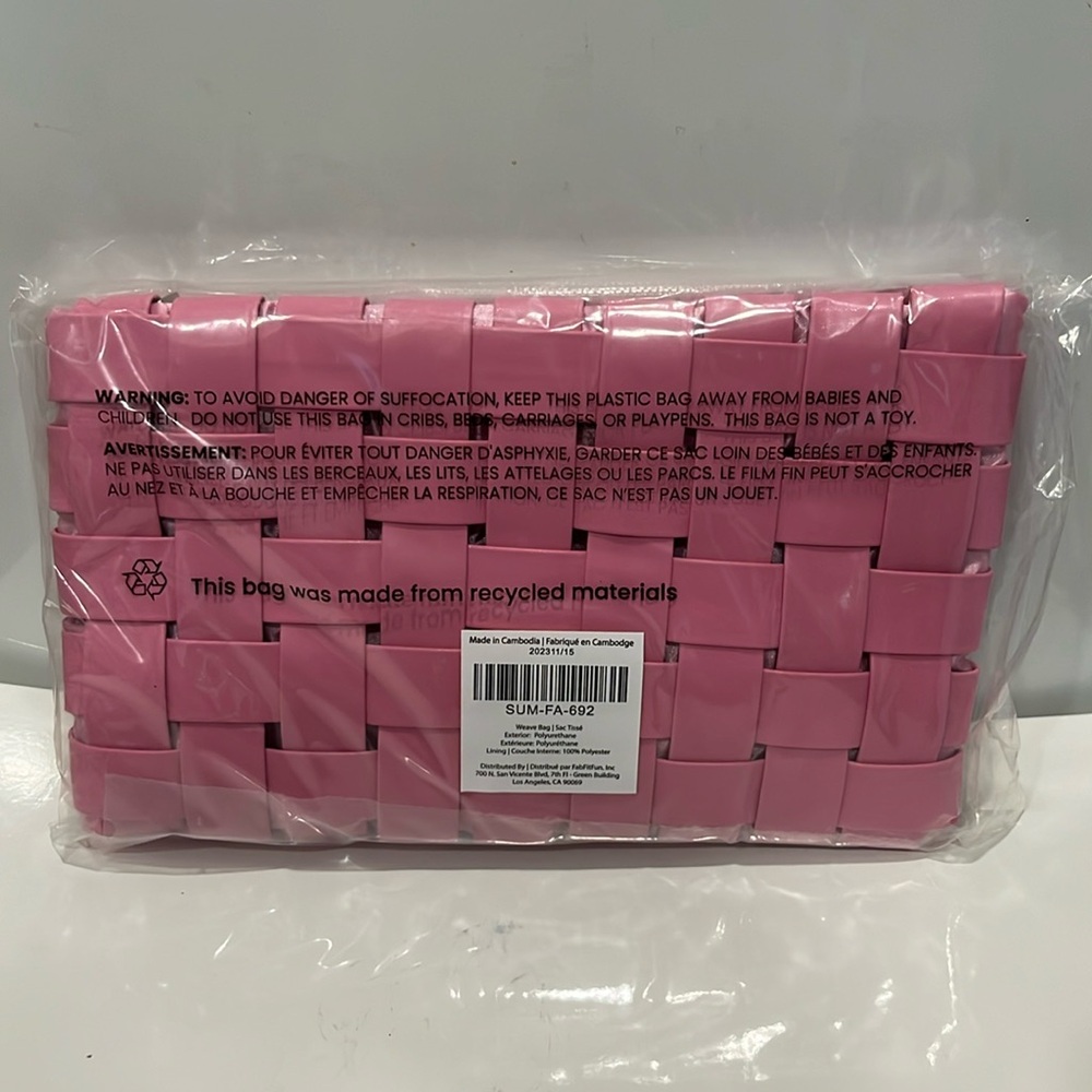 Weave Bag Fab Fit Fun - NWT